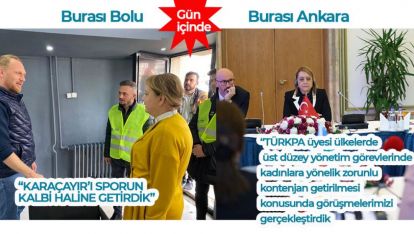 ARZU AYDIN BOLU-ANKARA ARASINDA MEKİK DOKUYOR