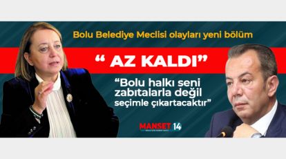 "BOLU HALKI ZABITALARLA DEĞİL, SEÇİMLE ÇIKARACAKTIR"