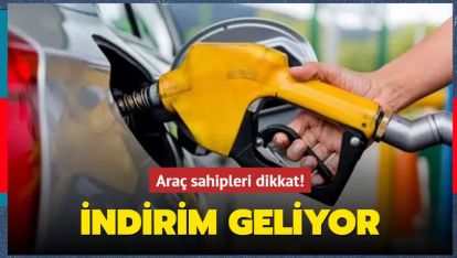 MOTORİNDE İNDİRİM BEKLENİYOR