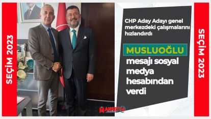 Musluoğlu mesajı sosyal medya hesabından verdi