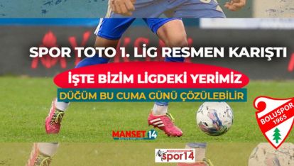 SPOR TOTO 1. LİGDE HAFTANIN GÖRÜNÜMÜ