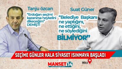 SUAT GÜNER'DEN TANJU ÖZCAN'A "ERDOĞAN HEYKELİ" CEVABI