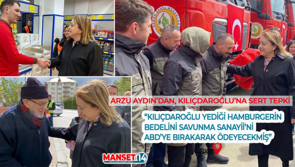 ARZU AYDIN'DAN,KILIÇDAROĞLU'NA SERT TEPKİ