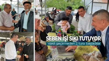 SEBEN'DE AK PARTİ 2. TUR'A BAŞLADI BİLE