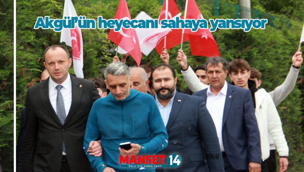 KARACASU'DA BAYRAK VE MEŞALELERLE KARŞILANDI