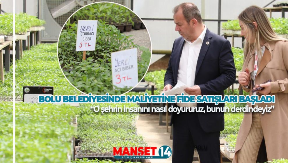 BOLU BELEDİYESİ ÇİFTÇİNİN ÜRETİCİNİN YANINDA