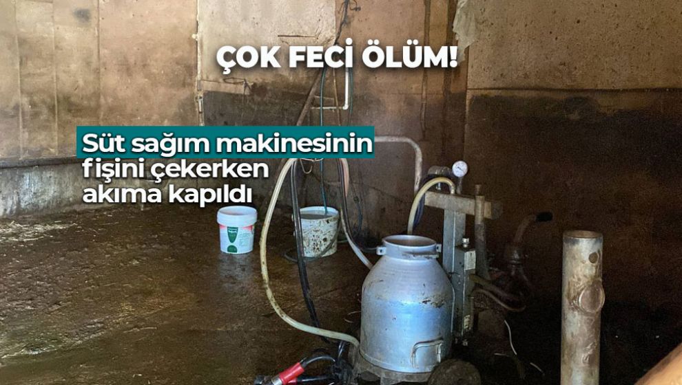 ELEKTRİK AKIMINA KAPILAN KADIN HAYATINI KAYBETTİ