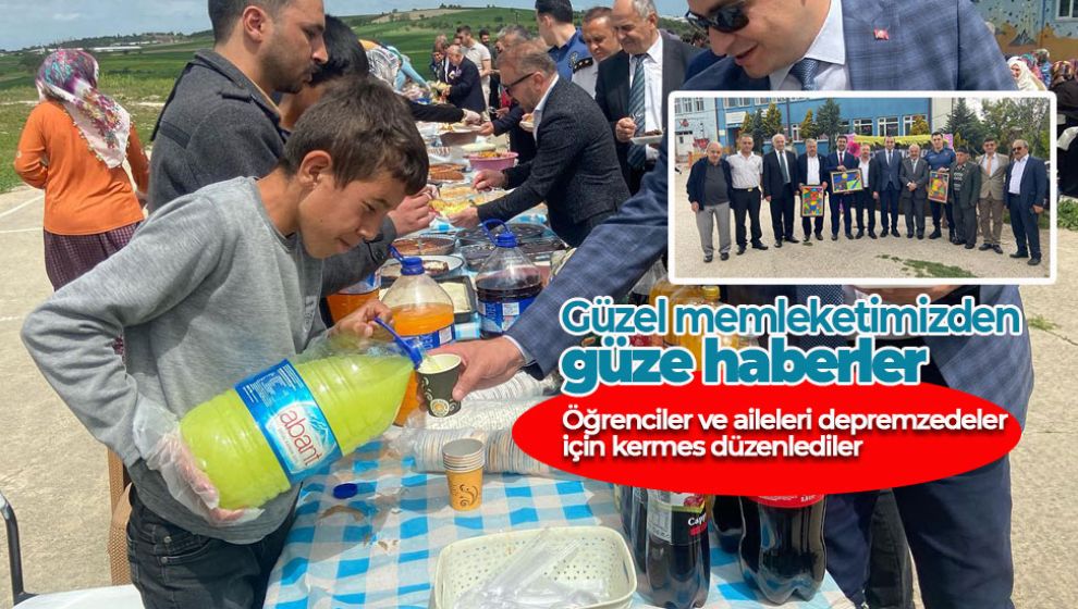 GÖYNÜK'TE DEPREMZEDELER İÇİN KERMES DÜZENLENDİ