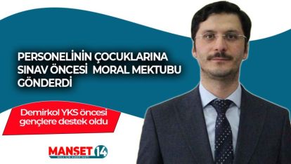 MÜDÜR DEMİRKOL'DAN ALKIŞLANACAK HAREKET