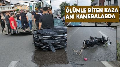 OTOMOBİLİN ÇARPTIĞI BİSİKLETİN SÜRÜCÜSÜ HAYATINI KAYBETTİ