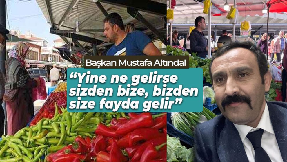 BAYRAM ÖNCESİ PAZARLARDA SON DURUM. BAŞKAN AÇIKLADI