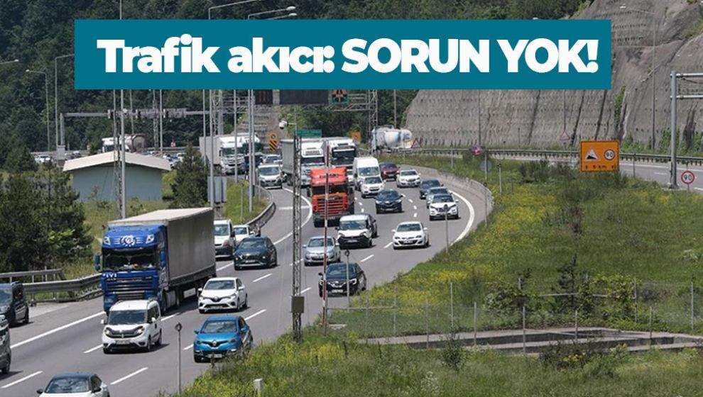 BOLU DAĞINDA BAYRAM TRAFİĞİ BAŞLADI