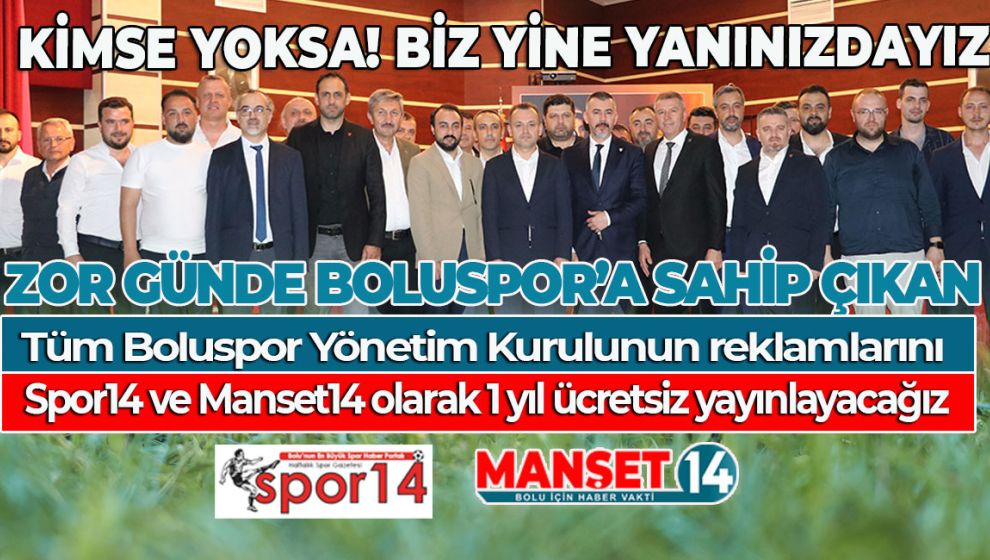 SPOR14 VE MANSET14'ÜN ELİNDEN BU GELİYOR