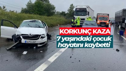 TAKLA ATAN OTOMOBİLDEN FIRLAYAN ÇOCUK HAYATINI KAYBETTİ