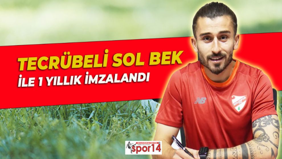 BOLUSPOR'DAN BİR İMZA DAHA GELDİ