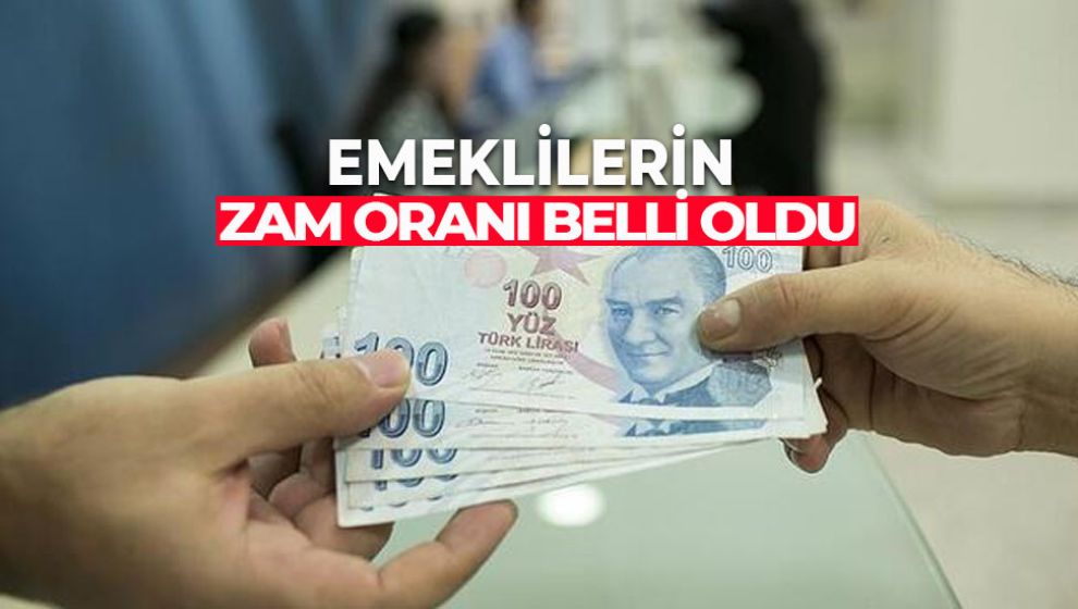 MİLYONLARCA EMEKLİNİN BEKLEDİĞİ ZAM ORANI BELLİ OLDU