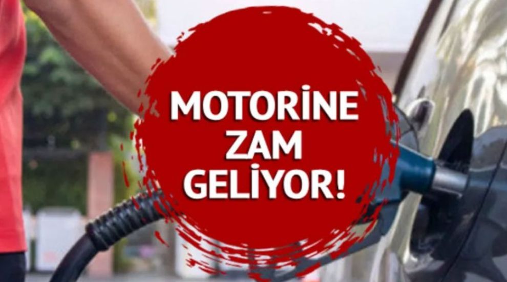 MOTORİNE YİME ZAM KAPIDA