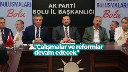 AK PARTİ "ŞEHİR BULUŞMALARI" PROGRAMINDA BİR ARAYA GELDİ