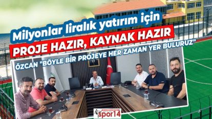 ALADAĞSPOR KAYNAĞI BULDU, PROJEYİ HAZIRLADI. SİZ SADECE YER BULUN!