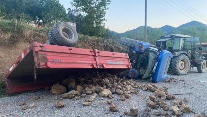 BOLU'DA DEVRİLEN TRAKTÖRÜN ALTINDA KALAN 2,5 YAŞINDAKİ ÇOCUK ÖLDÜ