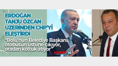 "BOLU'NUN BELEDİYE BAŞKANI OTOBÜSÜN ÜSTÜNE ÇIKIYOR, ORADAN KOLTUK ATIYOR"