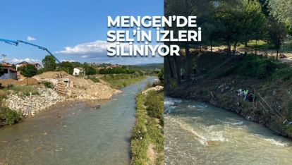 MENGEN'DE SEL'İN İZLERİ SİLİNİYOR