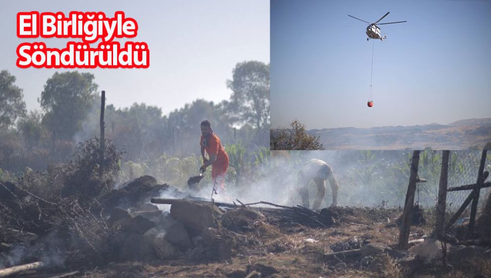 BOLU'NUN KIBRISCIK İLÇESİNDE ÇIKAN YANGIN SÖNDÜRÜLDÜ