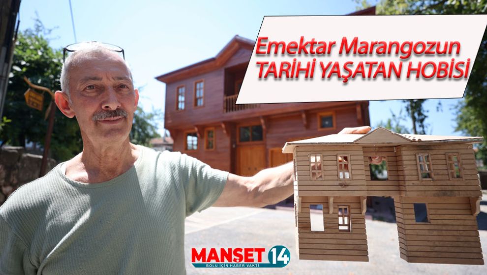 EMEKLİ MARANGOZ AHŞAP SEVGİSİYLE TARİHİ YAŞATIYOR