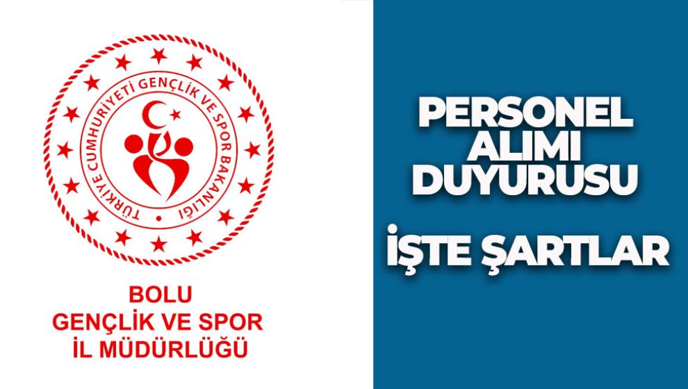 GENÇLİK VE SPOR İL MÜDÜRLÜĞÜNE 128 PERSONEL ALINACAK