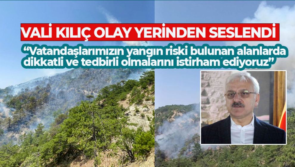 VALİ KILIÇ “SEFERBER OLMUŞ DURUMDAYIZ”