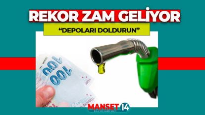 AKARYAKIT'A YİNE BÜYÜK ZAM GELİYOR...