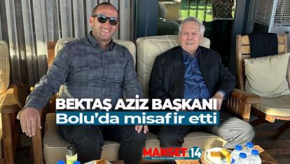 AZİZ YILDIRIM BOLU'DAYDI...