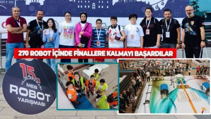 BOLU BİLSEM ROBOT YARIŞMASINDA FİNAL HEYECANI YAŞADI