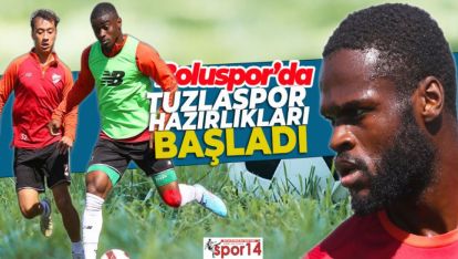 BOLUSPOR'DA TUZLASPOR MAÇI HAZIRLIKLARI BAŞLADI