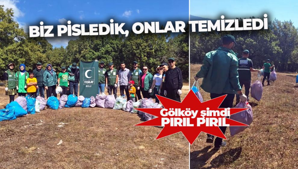 YEŞİLAY GÖLKÖY'DE İNSANLIĞA HİZMET ETTİ