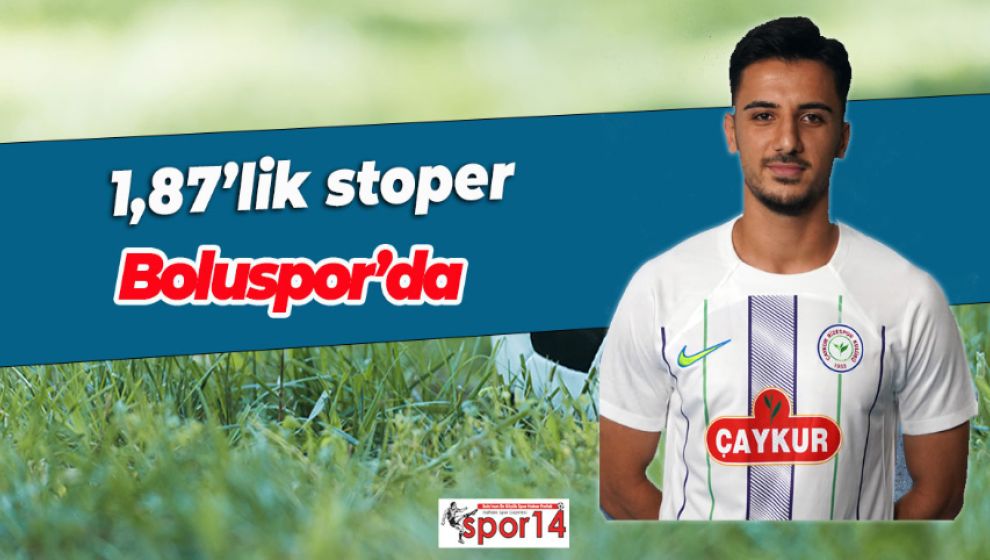 BOLUSPOR'DAN DEFANSA TAKVİYE