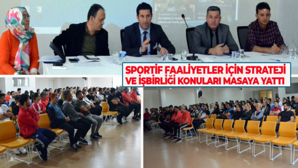 GENÇLİK VE SPOR İL MÜDÜRLÜĞÜ TOPYEKÜN TOPLANDI