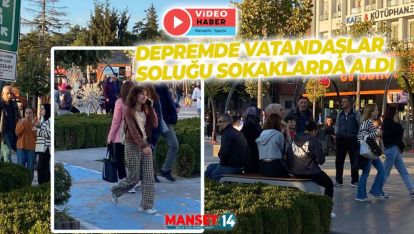 DEPREM SONRASI VATANDAŞLAR SOLUĞU SOKAKLARDA ALDI