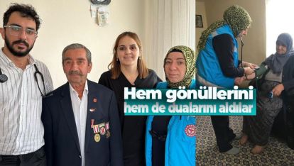 "GAZİLERİMİZE EVİNDE SAĞLIK HİZMETİ"