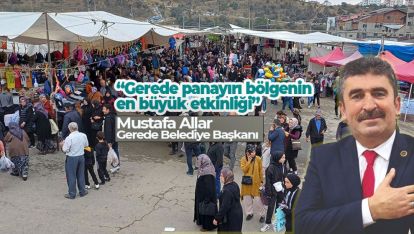 GEREDE PANAYIRINI 10 BİNDEN FAZLA KİŞİ ZİYARET ETTİ