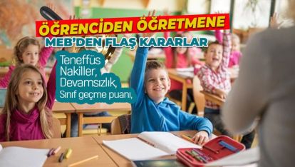 ÖĞRENCİLER MÜJDE. TENEFFÜS SAATLERİ UZUYOR