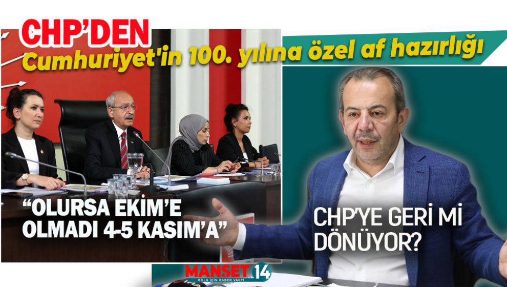 BAŞKAN TANJU ÖZCAN CHP'YE GERİ Mİ DÖNÜYOR?