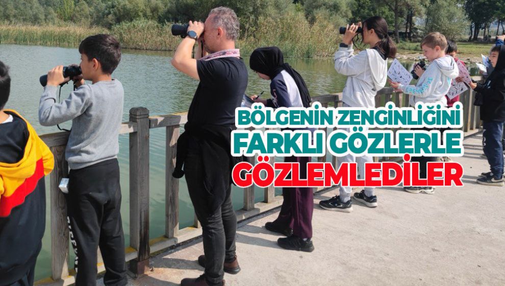 BOLU'DA ÖĞRENCİLERE KUŞ GÖZLEM ETKİNLİĞİ DÜZENLENDİ