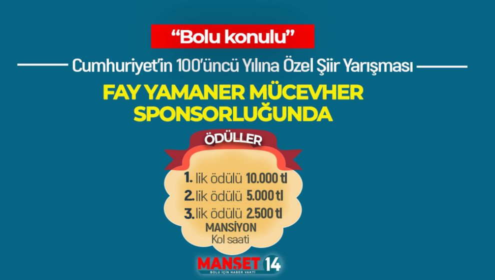 BOLU'DA YAŞAYANLAR, BOLU'YU YAŞAYANLAR BU YARIŞMA SİZE