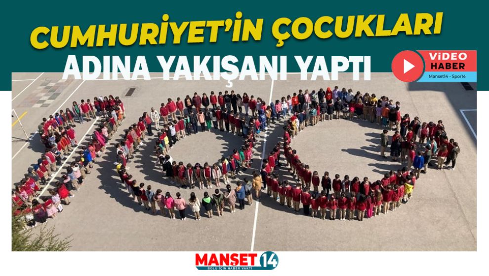 CUMHURİYET İLKOKULU'NDAN 100. YIL KAREOGRAFİSİ