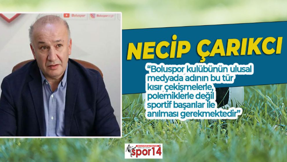 ESKİ BAŞKAN ÇARIKCI'DAN BAŞKAN ABAK'A CEVAP GELDİ