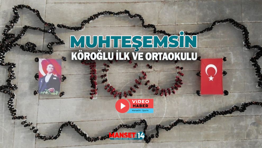 KÖROĞLU İLK VE ORTAOKULUNDAN MUHTEŞEM KAREOGRAFİ