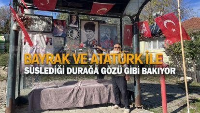 82 YAŞINDAKİ ŞÜKRÜ AMCANIN BAYRAK VE ATATÜRK SEVGİSİ BİR BAŞKA