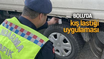 BOLU'DA KIŞ LASTİĞİ UGULAMASI YAPILDI