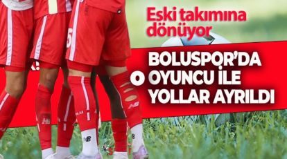 BOLUSPOR O OYUNCU İLE SÖZLEŞMESİNİ FESİH ETTİ